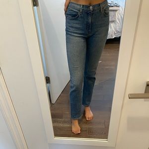 Reformation High Rise Straight Leg Jean